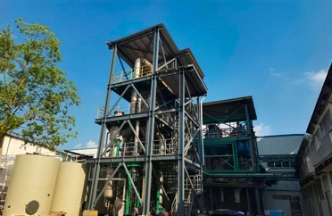 Evaporation system for waste lithium battery recycling project