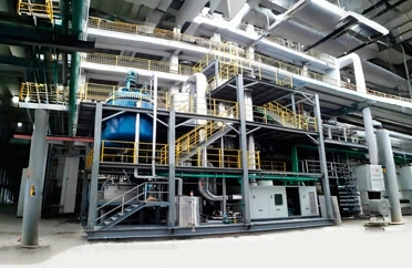 Industrial park wastewater evaporation and crystallization treatment system